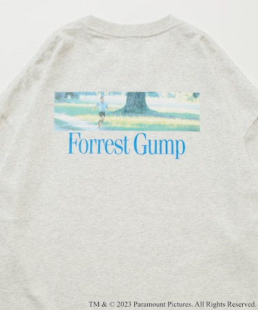 【限定展開】Forrest Gump/フォレストガンプ 別注 ビッグシルエット バックプリント クルーネックTシャツ