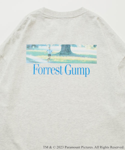 【限定展開】Forrest Gump/フォレストガンプ 別注 ビッグシルエット バックプリント クルーネックTシャツ