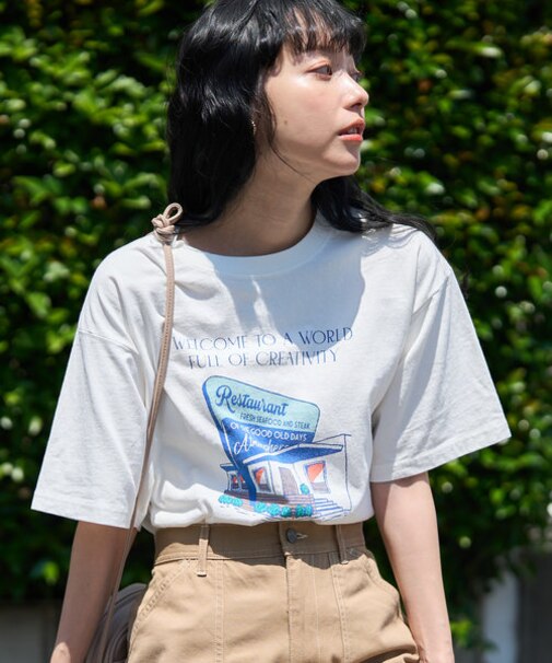 RESTRANTアートTEE/レストランアートTシャツ