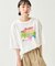 蛍光カラープリントTシャツ