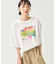 蛍光カラープリントTシャツ