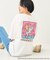 キースへリングバックプリントTシャツ