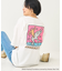 キースへリングバックプリントTシャツ