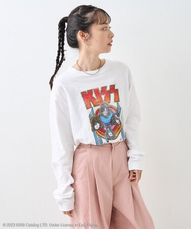 KISS フェイス ロンT / ロックTシャツ / バンドTシャツ｜フリークス 