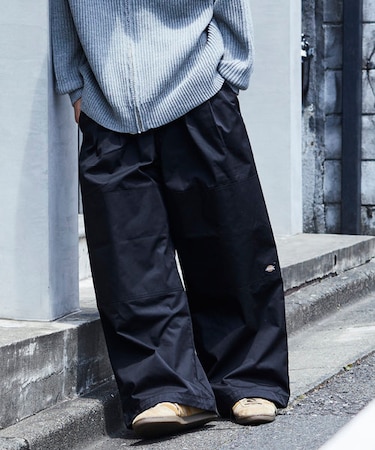 限定展開 Dickies×FREAK'S STORE/ディッキーズ 別注 ワイドシルエット ダブルニー イージーワークパンツ