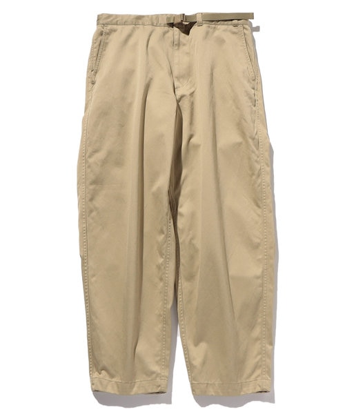 チノワイドテーパードフィールドパンツ Chino Wide Tapered Field Pants/チノ ワイド テーパード フィールド