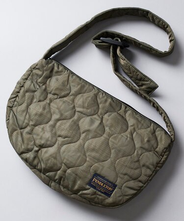 限定展開 PENDLETON×FREAK'S STORE/ペンドルトン 別注 キルティング コンパクトショルダーバッグ