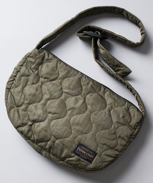 限定展開 PENDLETON×FREAK'S STORE/ペンドルトン 別注 キルティング コンパクトショルダーバッグ