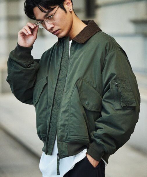 コットンナイロン MA-2 フライトジャケット