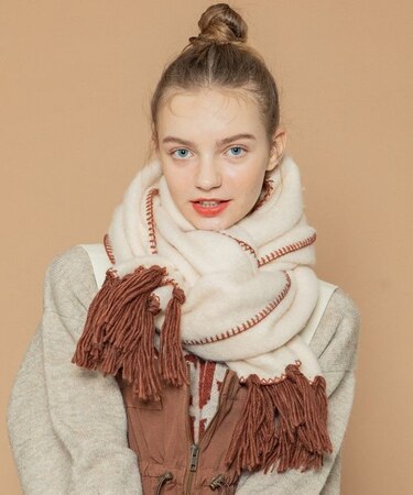 ハンドステッチ マフラー