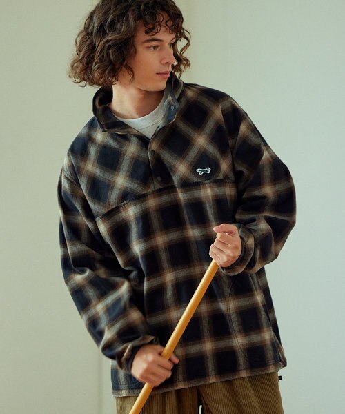 ブリストル　ネルシャツ　チェック　スペルアウト ロゴ ブリストル ネルシャツ チェック スペルアウト ロゴ - メルカリ