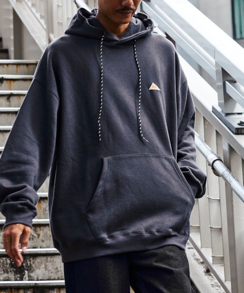 限定展開 KELTY×FREAK'S STORE/ケルティ 別注 ワンポイント ヴィンテージロゴ プルオーバーパーカー/フーディー/ビッグシルエット