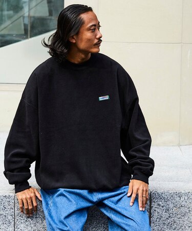 限定展開 ビッグシルエット クルーネック フリースPO/プルオーバー 