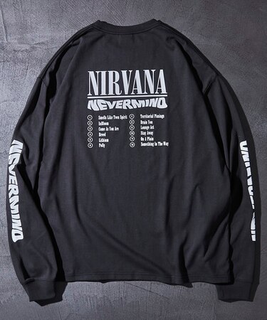 限定展開 NIRVANA/ニルヴァーナ 別注 ビッグシルエット バックプリント 