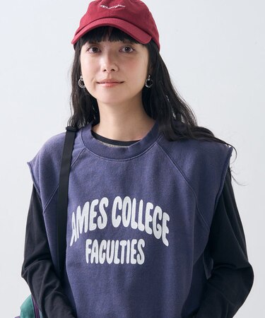 ヴィンテージ ロゴ スウェット ベスト