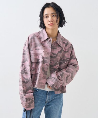 ピグメント カモ柄 ジャケット