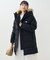 FAUX FUR HOODED DOWN COAT/フェイクファー フーデッド ダウンコート