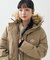 FAUX FUR HOODED DOWN COAT/フェイクファー フーデッド ダウンコート