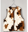 限定展開 ANIMAL FAKE FUR VEST / アニマルフェイクファーベスト / リバーシブル / 23A-BSN361-MM