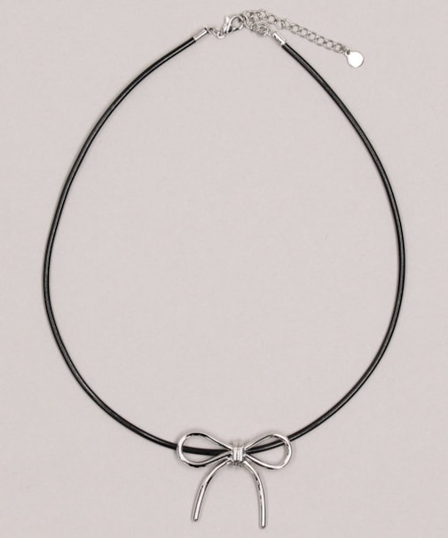 コード リボンネックレス