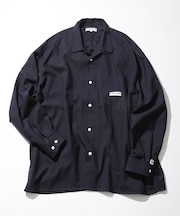 Saxony Chain Stitch Open Collar Shirt