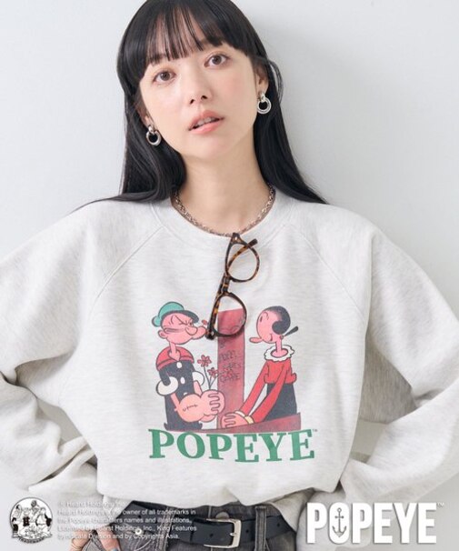 POPEYE(TM) フラワースウェット/ポパイ(TM) フラワースウェット