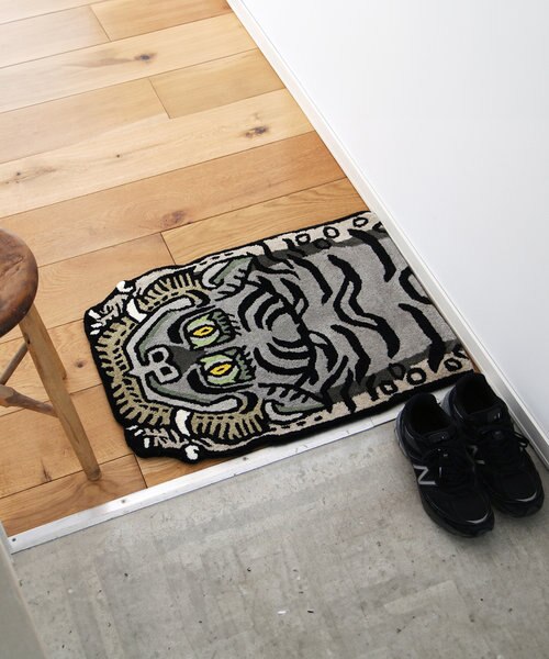 TIBETAN TIGER RUG H1 / チベタン タイガー ラグ ミニ マット アニマル 