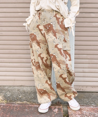 カモ柄 ミリタリーパンツ