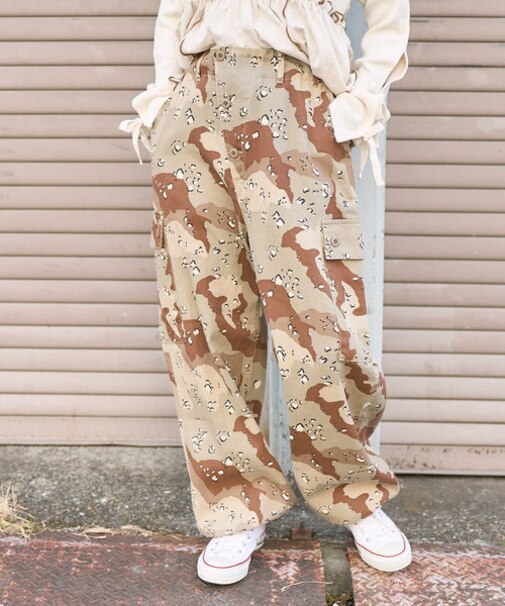 カモ柄 ミリタリーパンツ