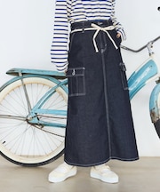 別注 CARGO CURVE SKIRT/カーゴカーブスカート/デニムスカート