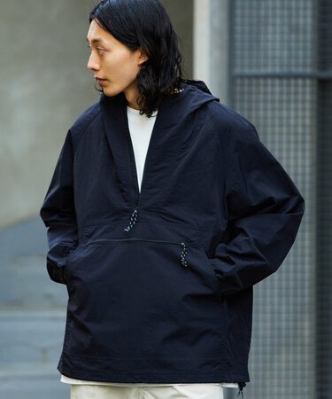 NYLON ANORAK PK/ナイロンアノラック パーカー/リラックスフィット 