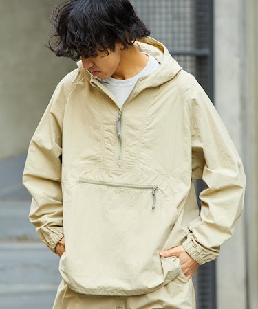NYLON ANORAK PK/ナイロンアノラック パーカー/リラックスフィット 