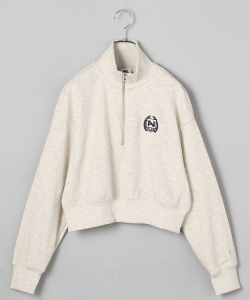 ナイキ スポーツウェア ウィメンズ オーバーサイズド ハーフジップ クロップ フリース スウェットシャツ