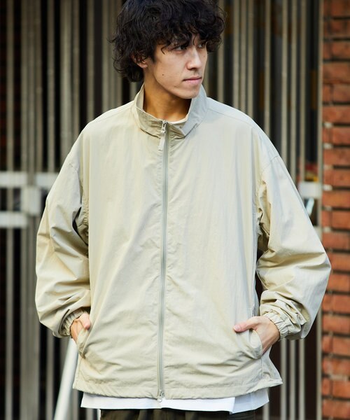 NYLON FULL ZIP JACKET/ナイロン フルジップ ジャケット/リラックス