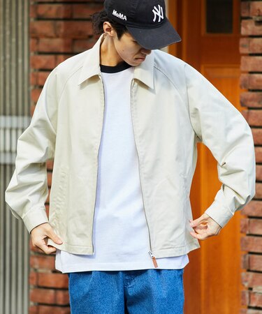 TWILL ZIP BLOUSON/ツイル ジップブルゾン/リラックスフィット
