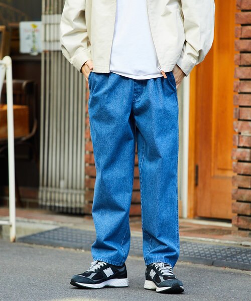 新品タグ付き コットンデニムイージーパンツ DENIM EASY PT/デニム イージーパンツ/リラックスフィット｜フリークス