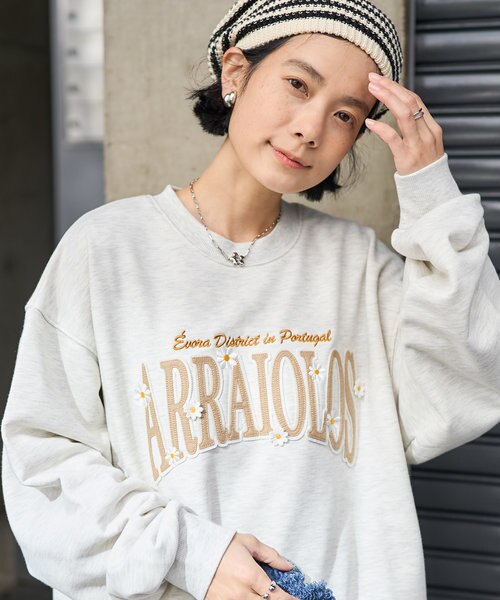 MAHF ロゴ入り スウェット FREAK'S STORE トレーナー スウェット カラフル チェーン