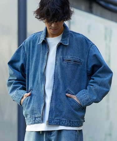 USED加工 デニムブルゾン
