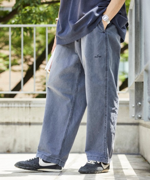 Crushed Chino Cloth Pants/クラッシュド チノクロス パンツ