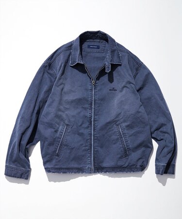 Crushed Chino cloth Blouson /クラッシュド チノクロス ジップ 