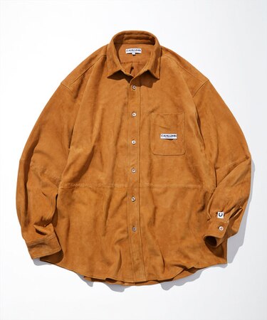 LAMB NAPPA /GOAT SUEDE LEATHER SHIRT/ラム ナッパ ゴートスエード 