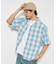 NEW LOOSE FIT OMBRE CHECK SHIRT SS