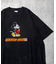 DISNEY/ディズニー ミッキーマウス フロッキープリント ショートスリーブTシャツ/半袖/リラックスフィット
