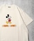 DISNEY/ディズニー ミッキーマウス フロッキープリント ショートスリーブTシャツ/半袖/リラックスフィット