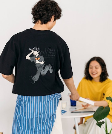 “Punch Boy” S/S/パンチボーイ ショートスリーブTシャツ/刺繍 半袖Tシャツ/バックデザイン