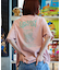 限定展開 Burger Factory×FREAK'S STORE/バーガーファクトリー 別注 ビッグシルエット バックプリント クルーネックTシャツ