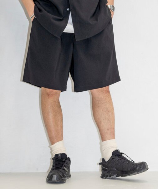 Reflax 2タック ワイド ショートパンツ リラックスフィット