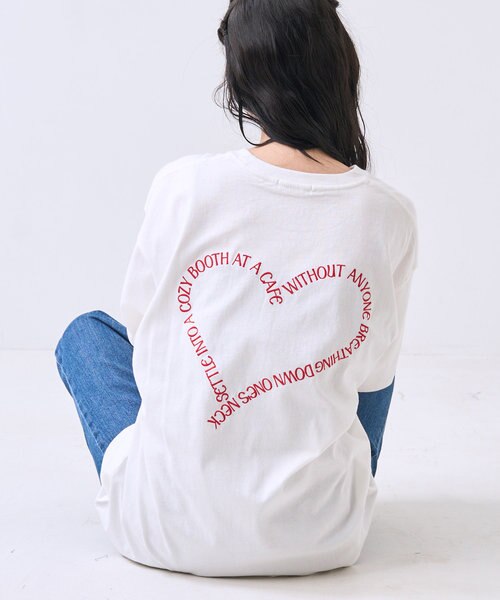 ハート刺繍Tシャツ｜フリークスストアの通販｜&mall（アンドモール