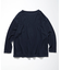 Boat Neck French Terry Long Sleeve Tee
