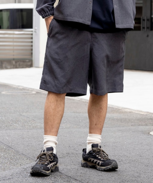 PE T/P EASY SHORTS/ポリエステル・トロピカル イージーショートパンツ/リラックスフィット